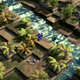 A scene right before battle shows how Front Mission's graphics have been massively updated.